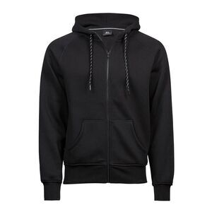 Tee Jays Mens Fashion Zip  Sweatshirt / Black